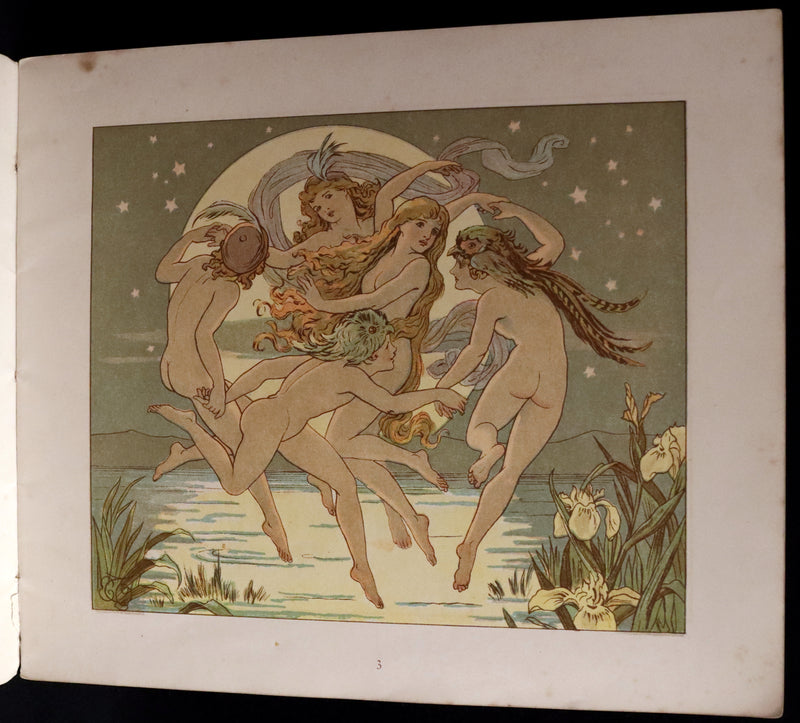 1883 Scarce Book - The FAIRIES – A Child’s Song by William Allingham Illustrated by E. Gertrude Thomson. 1stED.