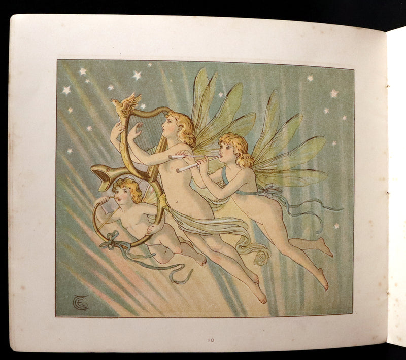 1883 Scarce Book - The FAIRIES – A Child’s Song by William Allingham Illustrated by E. Gertrude Thomson. 1stED.