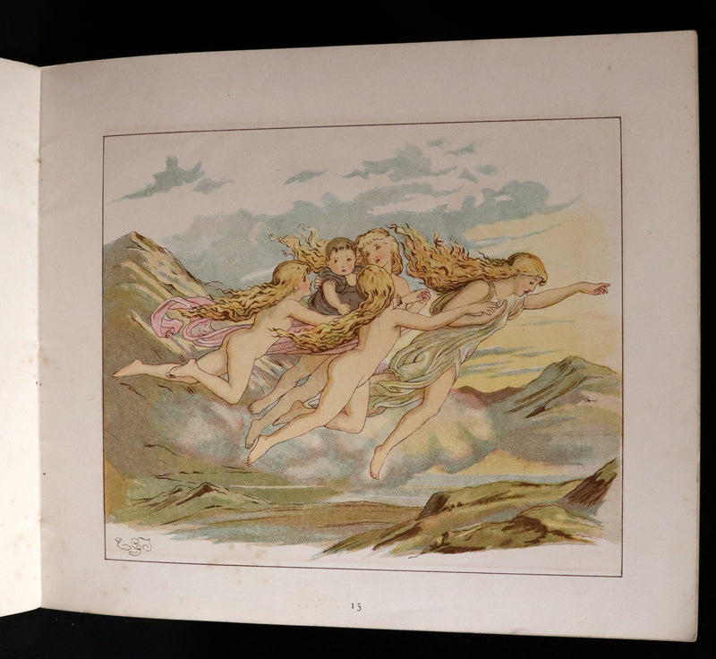 1883 Scarce Book - The FAIRIES – A Child’s Song by William Allingham Illustrated by E. Gertrude Thomson. 1stED.