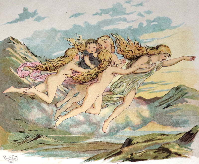 1883 Scarce Book - The FAIRIES – A Child’s Song by William Allingham Illustrated by E. Gertrude Thomson. 1stED.