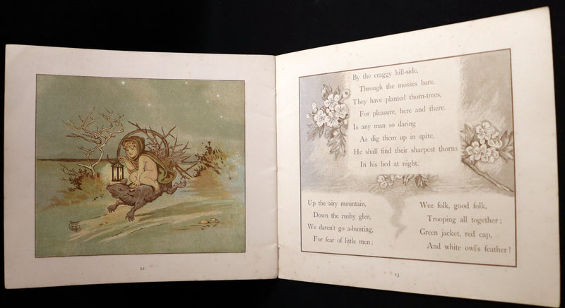 1883 Scarce Book - The FAIRIES – A Child’s Song by William Allingham Illustrated by E. Gertrude Thomson. 1stED.