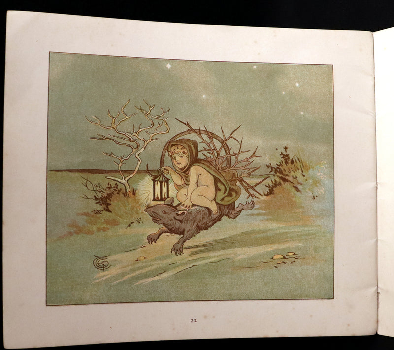 1883 Scarce Book - The FAIRIES – A Child’s Song by William Allingham Illustrated by E. Gertrude Thomson. 1stED.