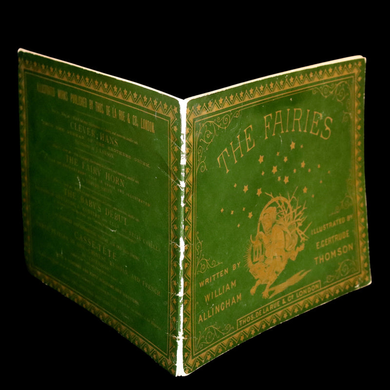 1883 Scarce Book - The FAIRIES – A Child’s Song by William Allingham Illustrated by E. Gertrude Thomson. 1stED.