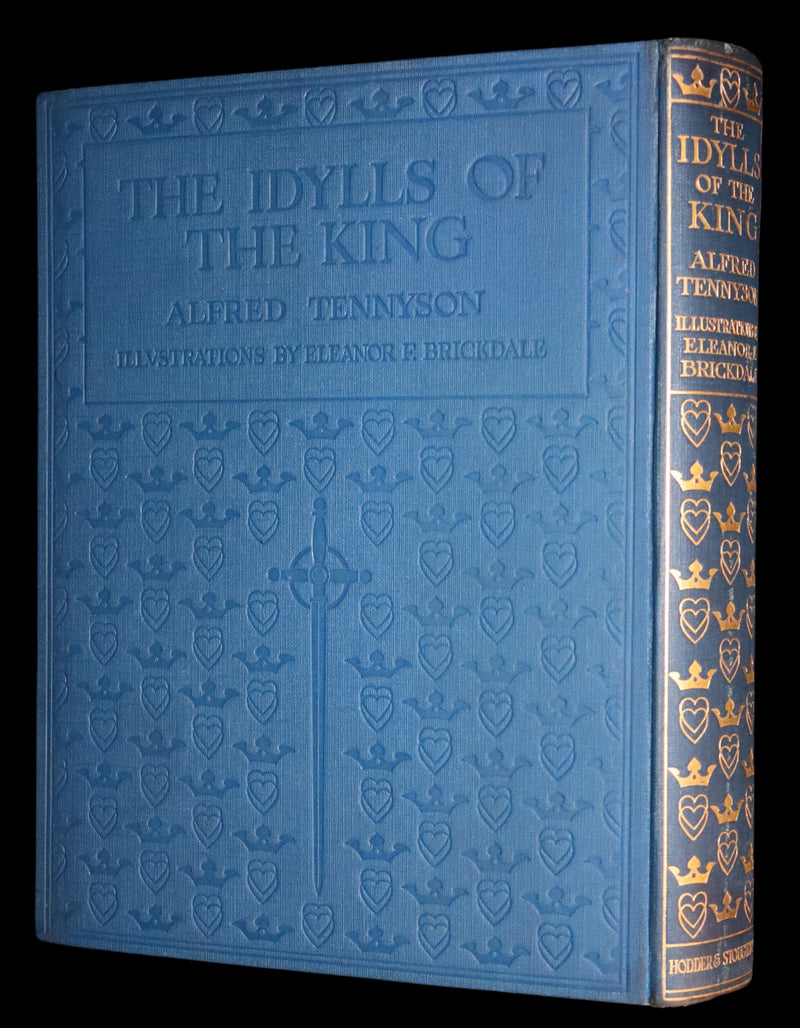 1911 First Edition Illustrated by  Pre-Raphaelite Eleanor Fortescue Brickdale - Legend of King Arthur - Idylls of the King.