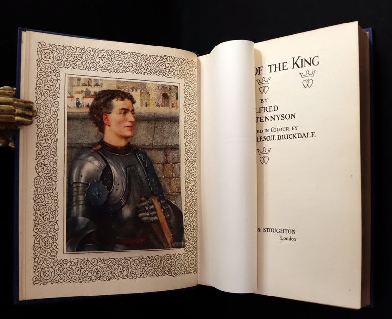 1911 First Edition Illustrated by  Pre-Raphaelite Eleanor Fortescue Brickdale - Legend of King Arthur - Idylls of the King.