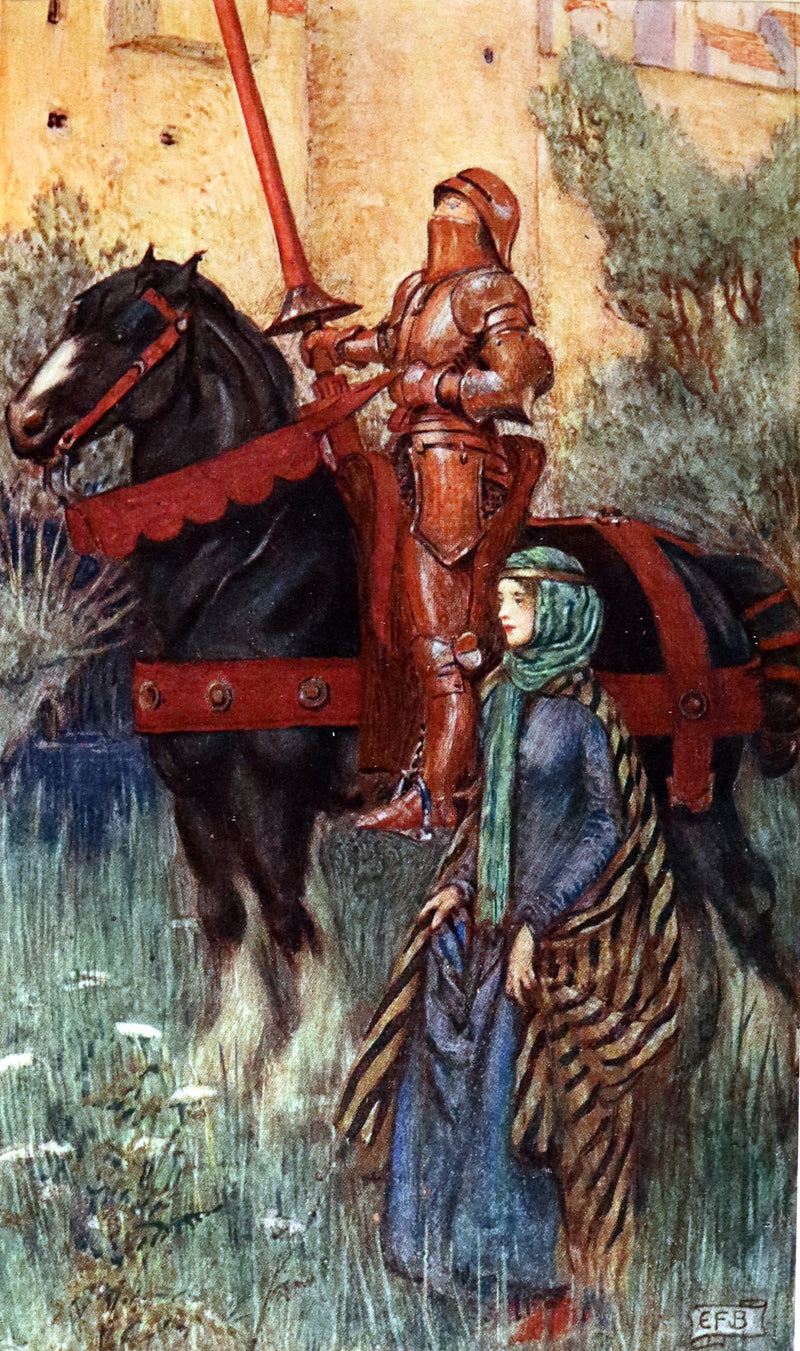 1911 First Edition Illustrated by  Pre-Raphaelite Eleanor Fortescue Brickdale - Legend of King Arthur - Idylls of the King.