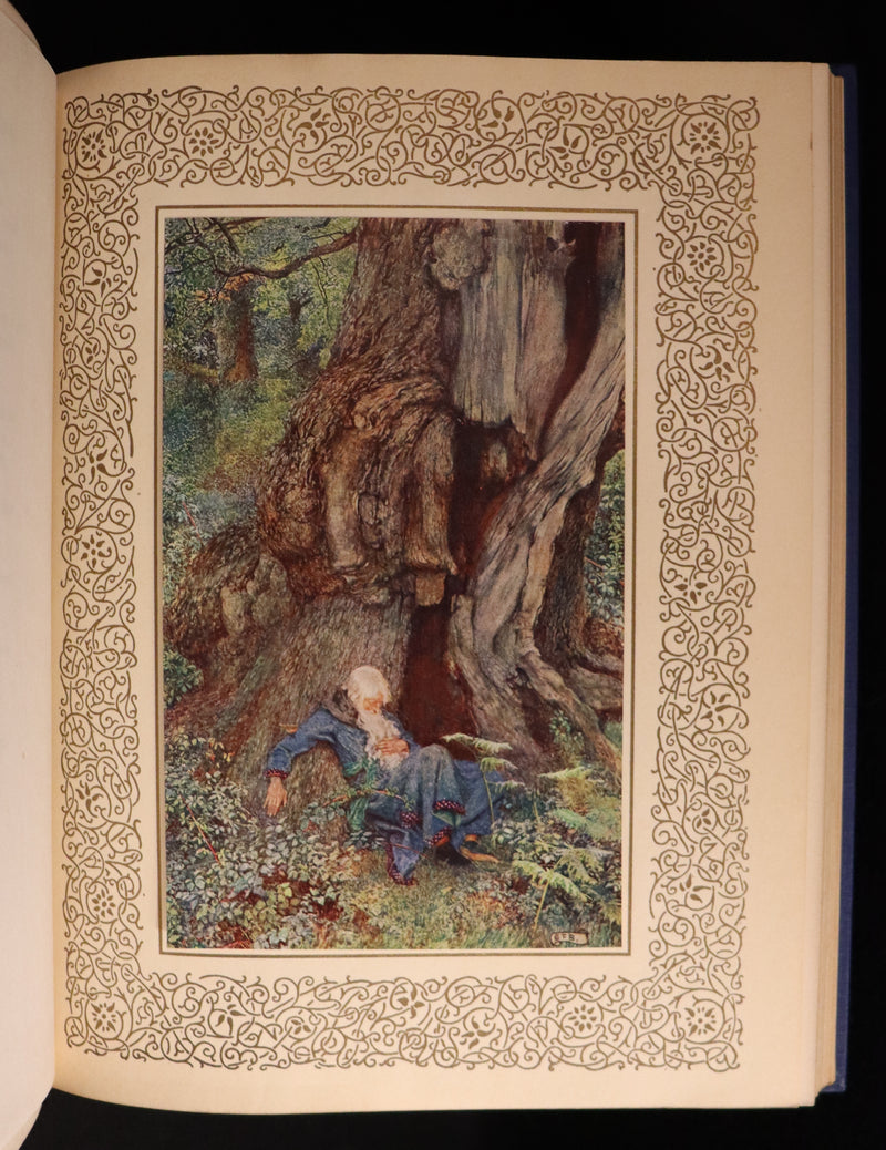 1911 First Edition Illustrated by  Pre-Raphaelite Eleanor Fortescue Brickdale - Legend of King Arthur - Idylls of the King.