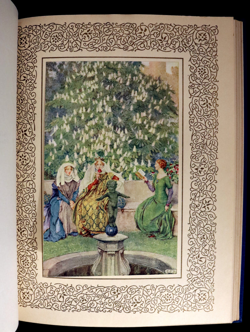 1911 First Edition Illustrated by  Pre-Raphaelite Eleanor Fortescue Brickdale - Legend of King Arthur - Idylls of the King.