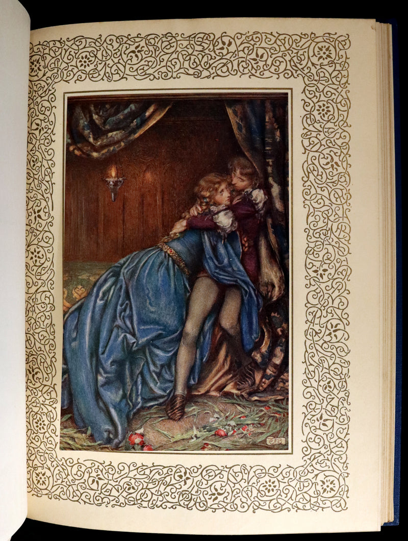 1911 First Edition Illustrated by  Pre-Raphaelite Eleanor Fortescue Brickdale - Legend of King Arthur - Idylls of the King.