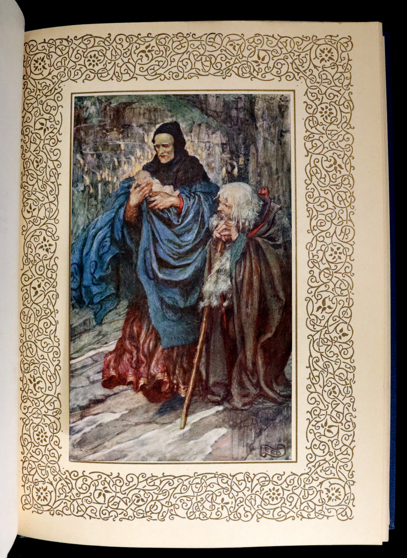 1911 First Edition Illustrated by  Pre-Raphaelite Eleanor Fortescue Brickdale - Legend of King Arthur - Idylls of the King.