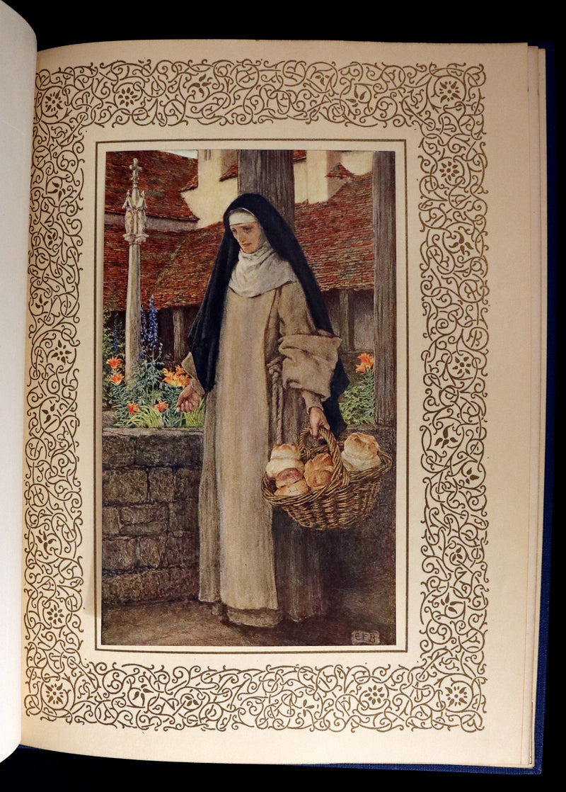 1911 First Edition Illustrated by  Pre-Raphaelite Eleanor Fortescue Brickdale - Legend of King Arthur - Idylls of the King.