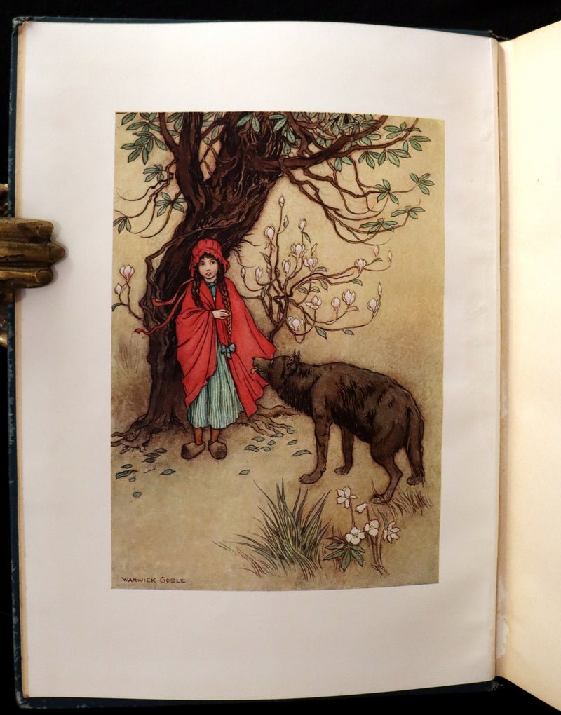 1913 Rare First Edition - THE FAIRY BOOK Illustrated in color by Warwick Goble.