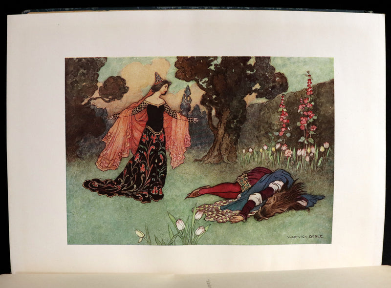 1913 Rare First Edition - THE FAIRY BOOK Illustrated in color by Warwick Goble.