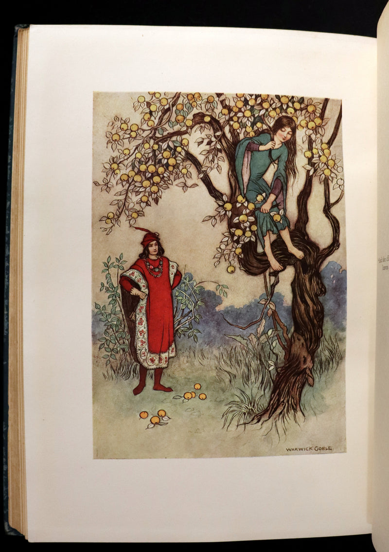 1913 Rare First Edition - THE FAIRY BOOK Illustrated in color by Warwick Goble.