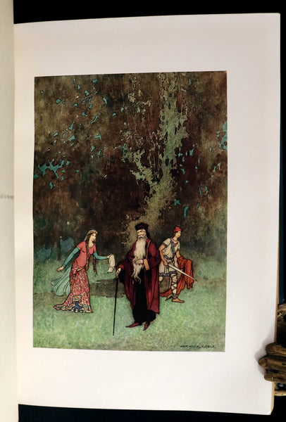 1913 Rare First Edition - THE FAIRY BOOK Illustrated in color by Warwick Goble.