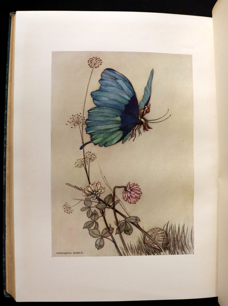 1913 Rare First Edition - THE FAIRY BOOK Illustrated in color by Warwick Goble.