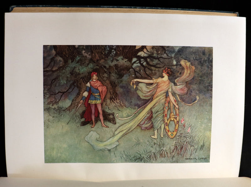 1913 Rare First Edition - THE FAIRY BOOK Illustrated in color by Warwick Goble.