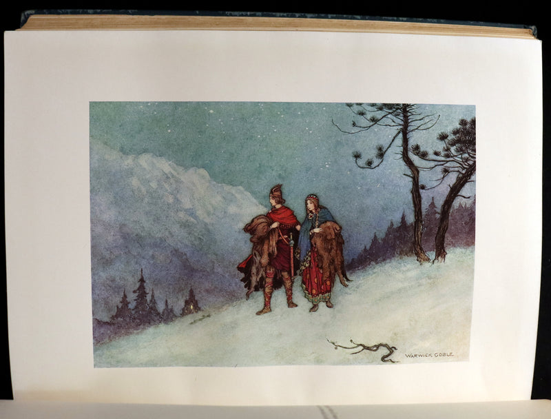 1913 Rare First Edition - THE FAIRY BOOK Illustrated in color by Warwick Goble.