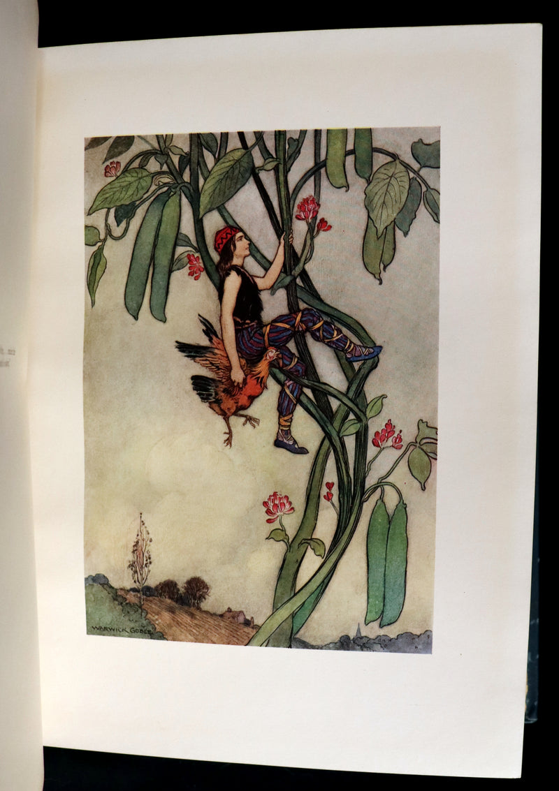 1913 Rare First Edition - THE FAIRY BOOK Illustrated in color by Warwick Goble.