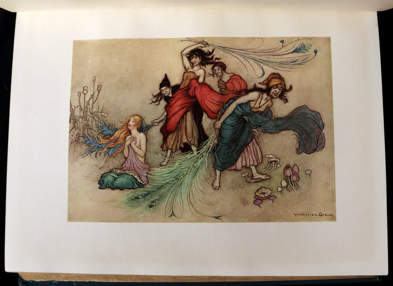 1913 Rare First Edition - THE FAIRY BOOK Illustrated in color by Warwick Goble.
