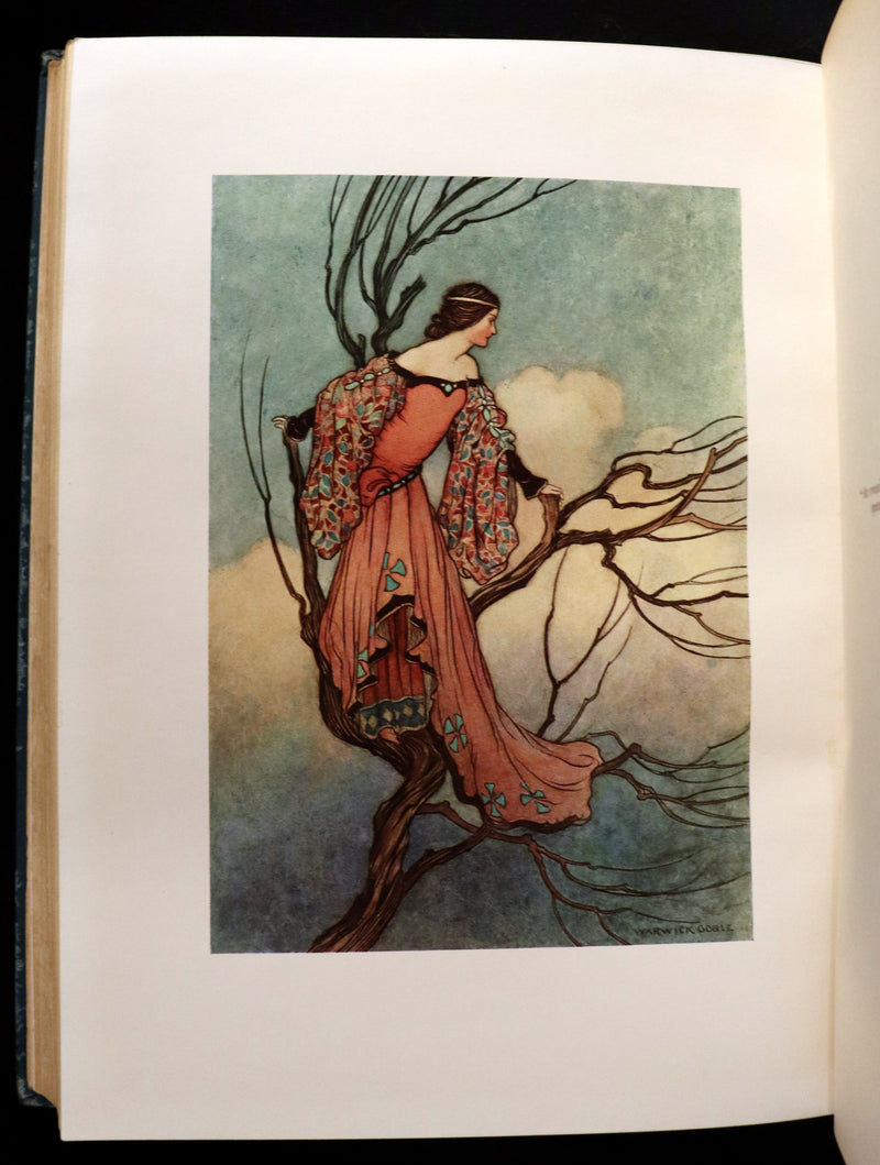 1913 Rare First Edition - THE FAIRY BOOK Illustrated in color by Warwick Goble.
