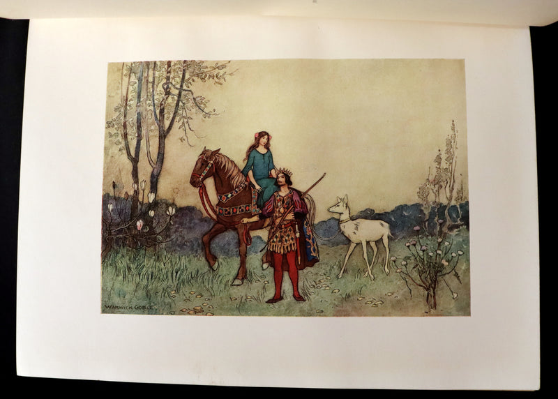 1913 Rare First Edition - THE FAIRY BOOK Illustrated in color by Warwick Goble.