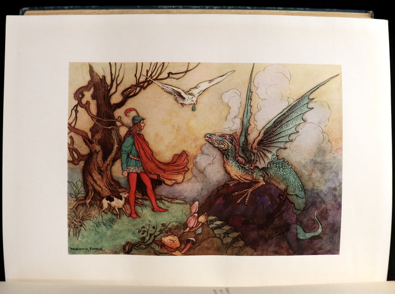 1913 Rare First Edition - THE FAIRY BOOK Illustrated in color by Warwick Goble.