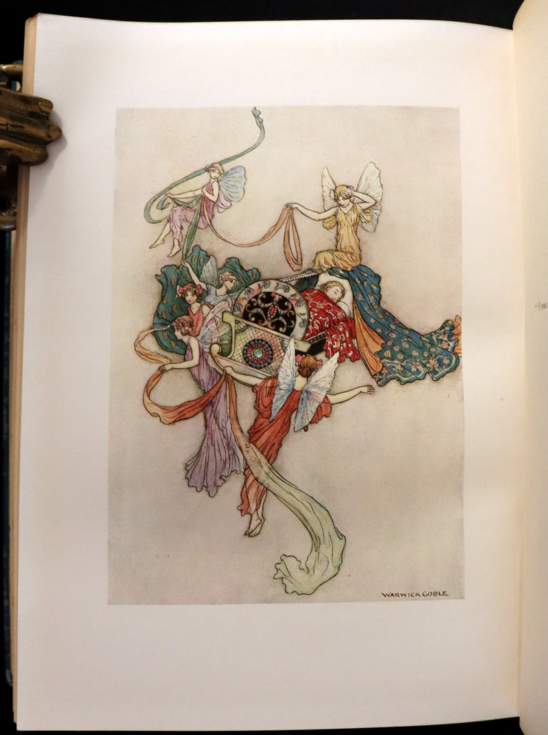 1913 Rare First Edition - THE FAIRY BOOK Illustrated in color by Warwick Goble.