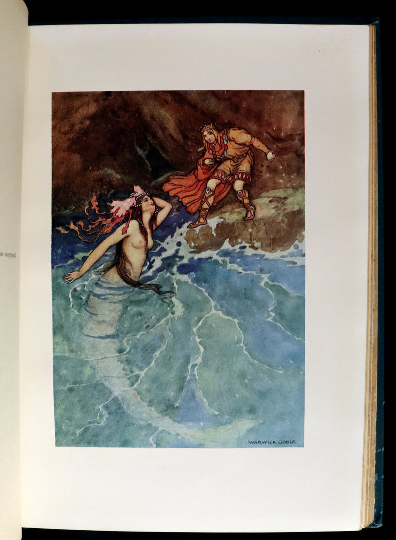 1913 Rare First Edition - THE FAIRY BOOK Illustrated in color by Warwick Goble.