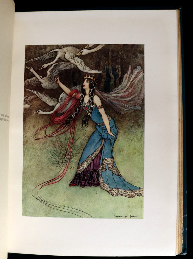 1913 Rare First Edition - THE FAIRY BOOK Illustrated in color by Warwick Goble.