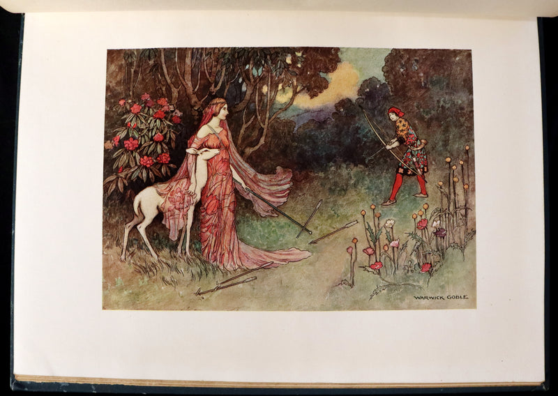1913 Rare First Edition - THE FAIRY BOOK Illustrated in color by Warwick Goble.