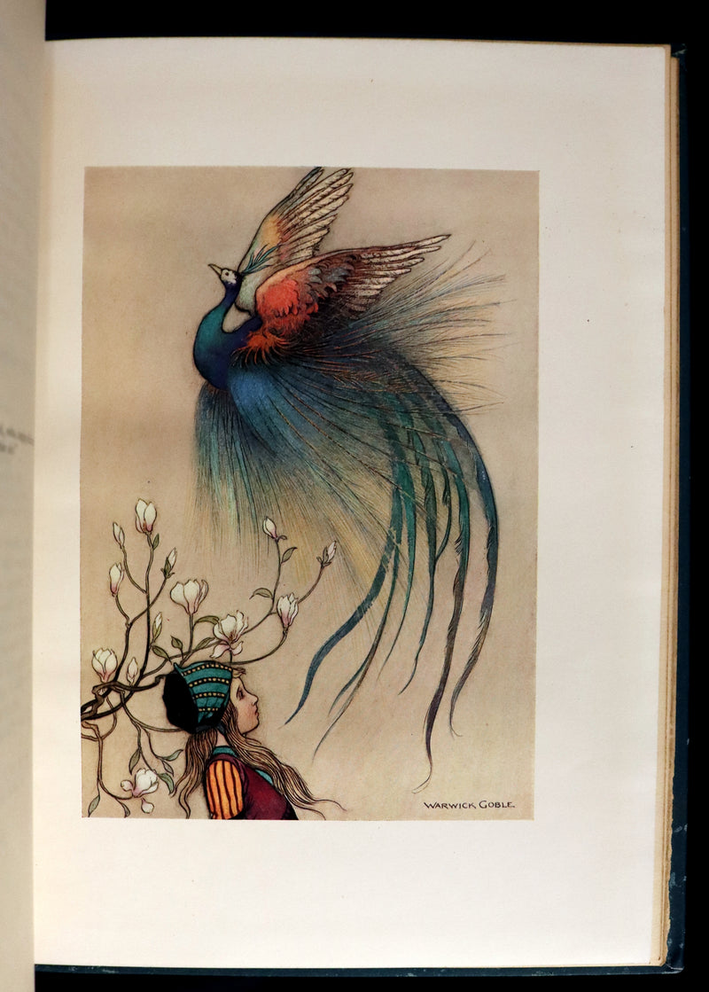 1913 Rare First Edition - THE FAIRY BOOK Illustrated in color by Warwick Goble.