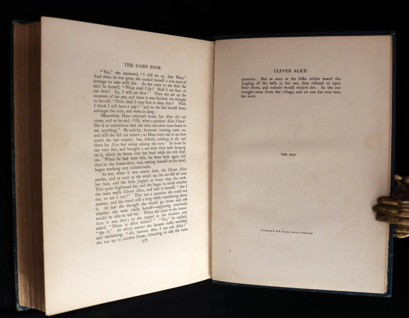 1913 Rare First Edition - THE FAIRY BOOK Illustrated in color by Warwick Goble.