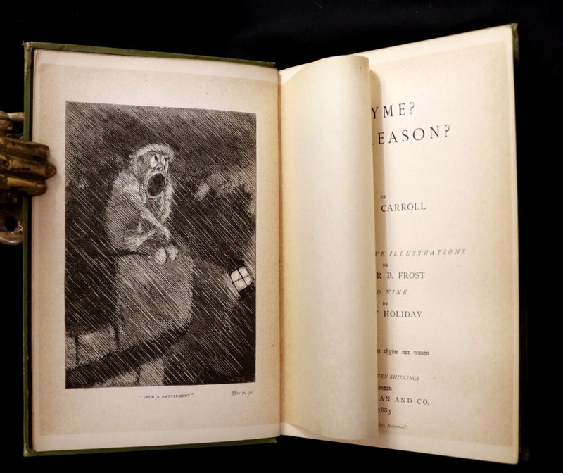1883 Rare First Edition - RHYME? AND REASON? by Lewis Carroll Illustrated by Arthur B. Frost & Henry Holiday.