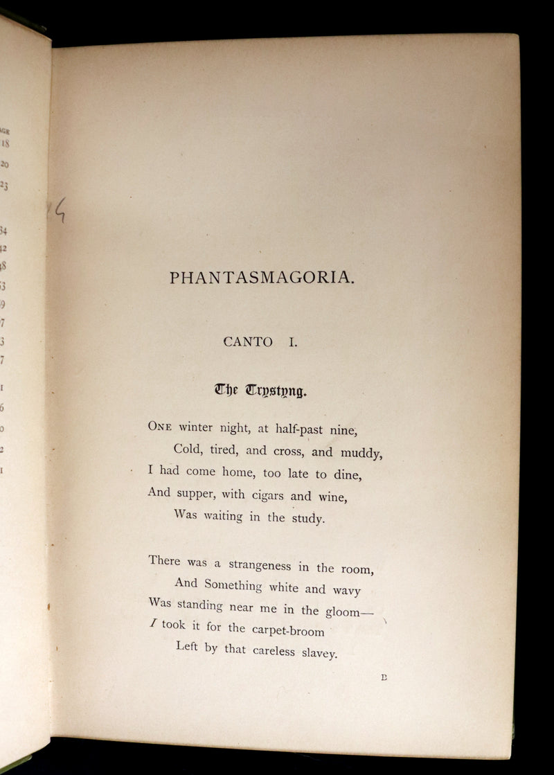 1883 Rare First Edition - RHYME? AND REASON? by Lewis Carroll Illustrated by Arthur B. Frost & Henry Holiday.