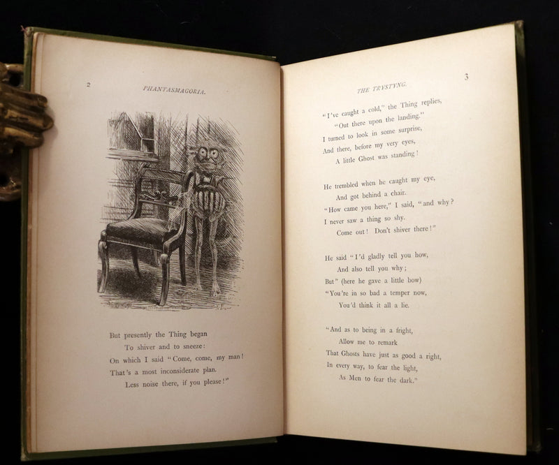 1883 Rare First Edition - RHYME? AND REASON? by Lewis Carroll Illustrated by Arthur B. Frost & Henry Holiday.
