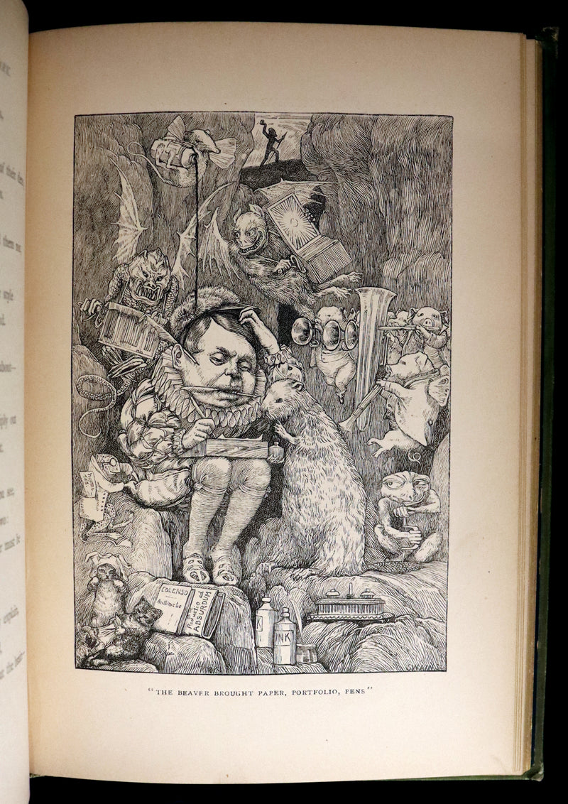 1883 Rare First Edition - RHYME? AND REASON? by Lewis Carroll Illustrated by Arthur B. Frost & Henry Holiday.