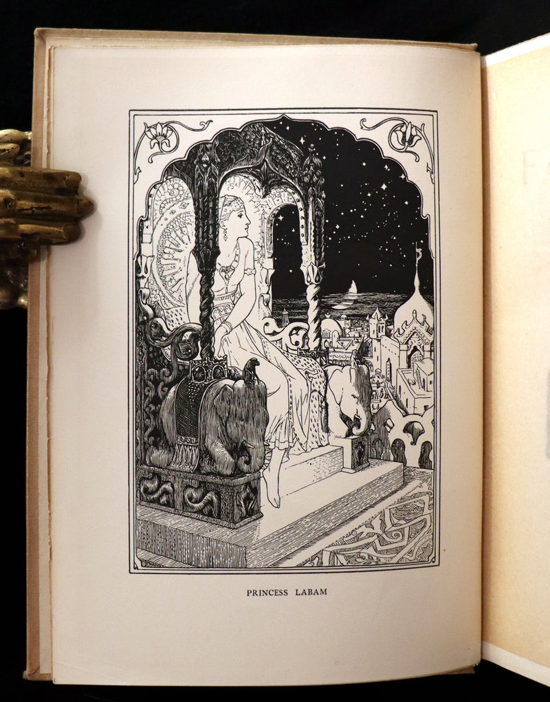 1892 Rare First Edition - INDIAN Fairy Tales by Joseph Jacobs illustrated by John D. Batten.