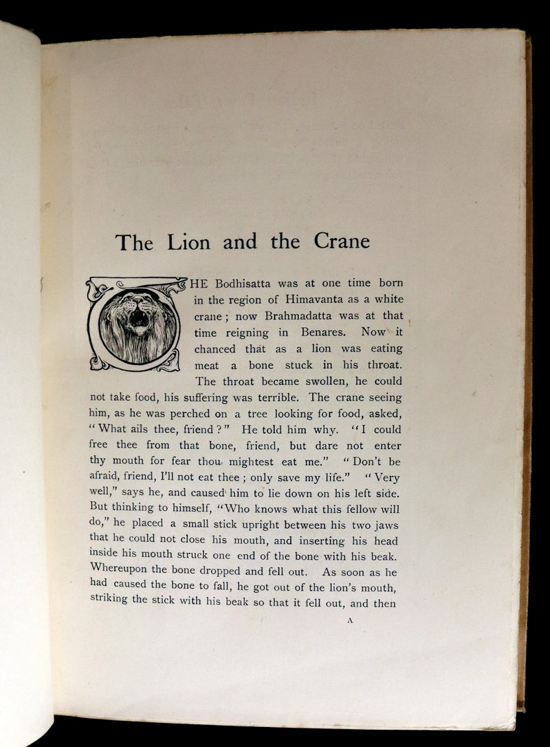 1892 Rare First Edition - INDIAN Fairy Tales by Joseph Jacobs illustrated by John D. Batten.