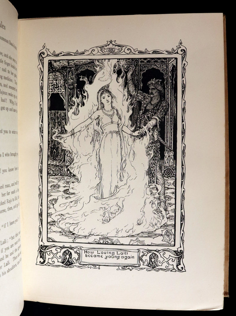 1892 Rare First Edition - INDIAN Fairy Tales by Joseph Jacobs illustrated by John D. Batten.