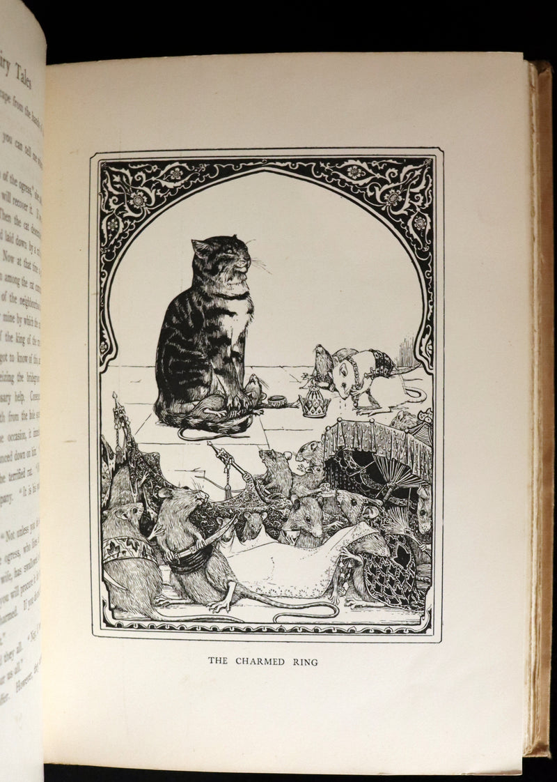 1892 Rare First Edition - INDIAN Fairy Tales by Joseph Jacobs illustrated by John D. Batten.