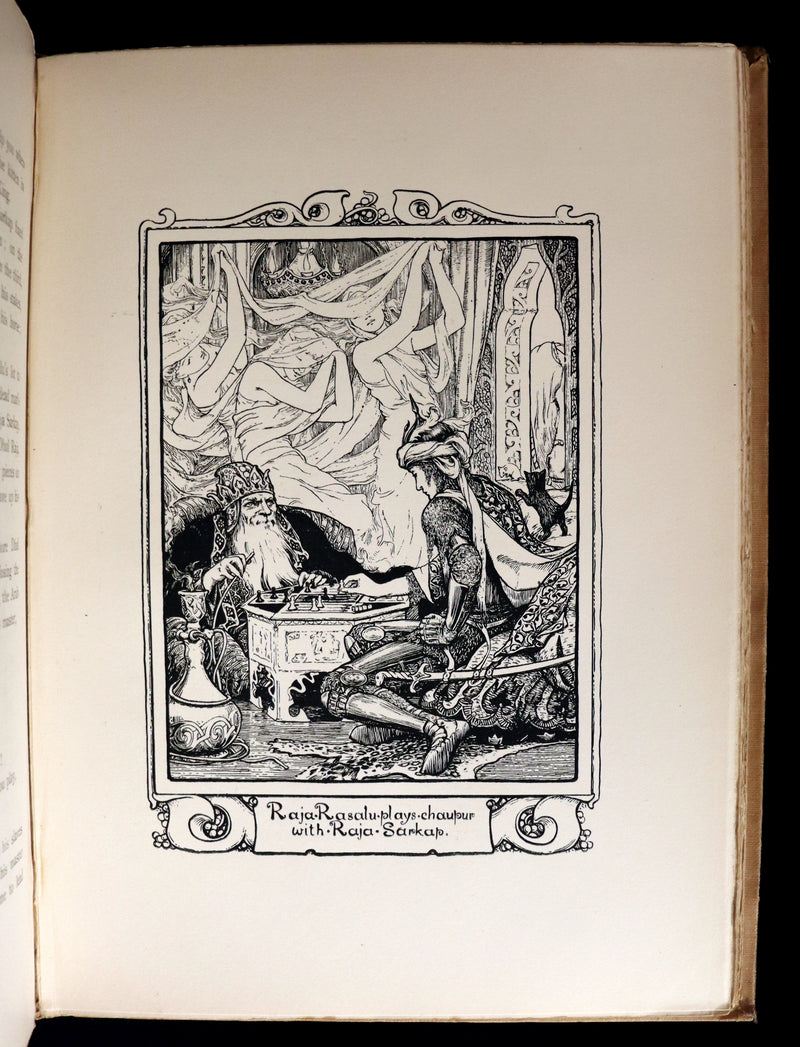 1892 Rare First Edition - INDIAN Fairy Tales by Joseph Jacobs illustrated by John D. Batten.