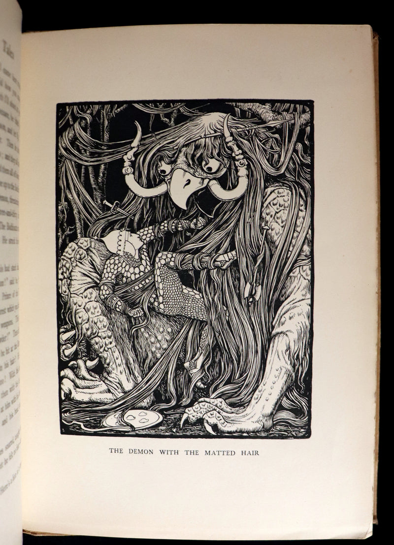 1892 Rare First Edition - INDIAN Fairy Tales by Joseph Jacobs illustrated by John D. Batten.