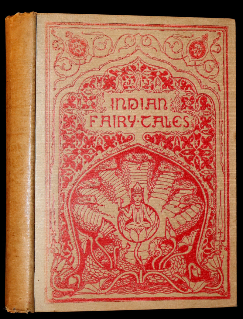 1892 Rare First Edition - INDIAN Fairy Tales by Joseph Jacobs illustrated by John D. Batten.