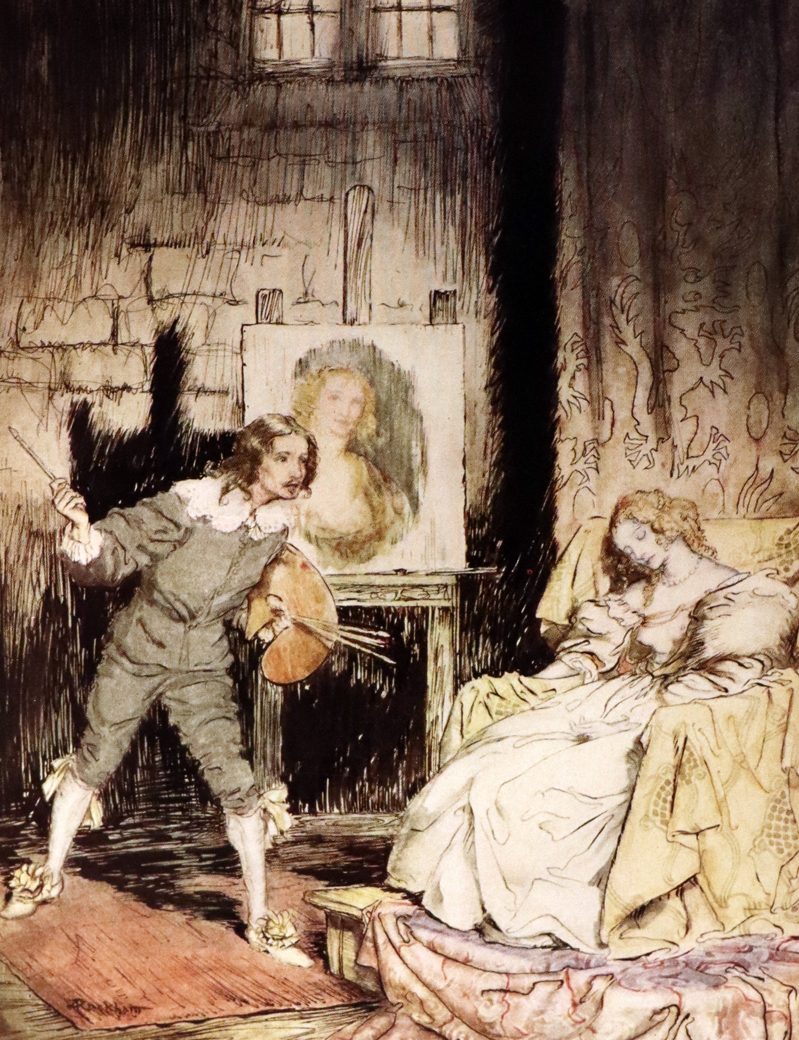 Arthur Rackham Poe 1935 Rare First US Edition - Edgar Allan Poe TALES OF MYSTERY AND ...