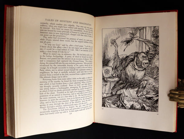 1935 Rare First US Edition - Edgar Allan Poe TALES OF MYSTERY AND IMAGINATION illustrated by Arthur RACKHAM.