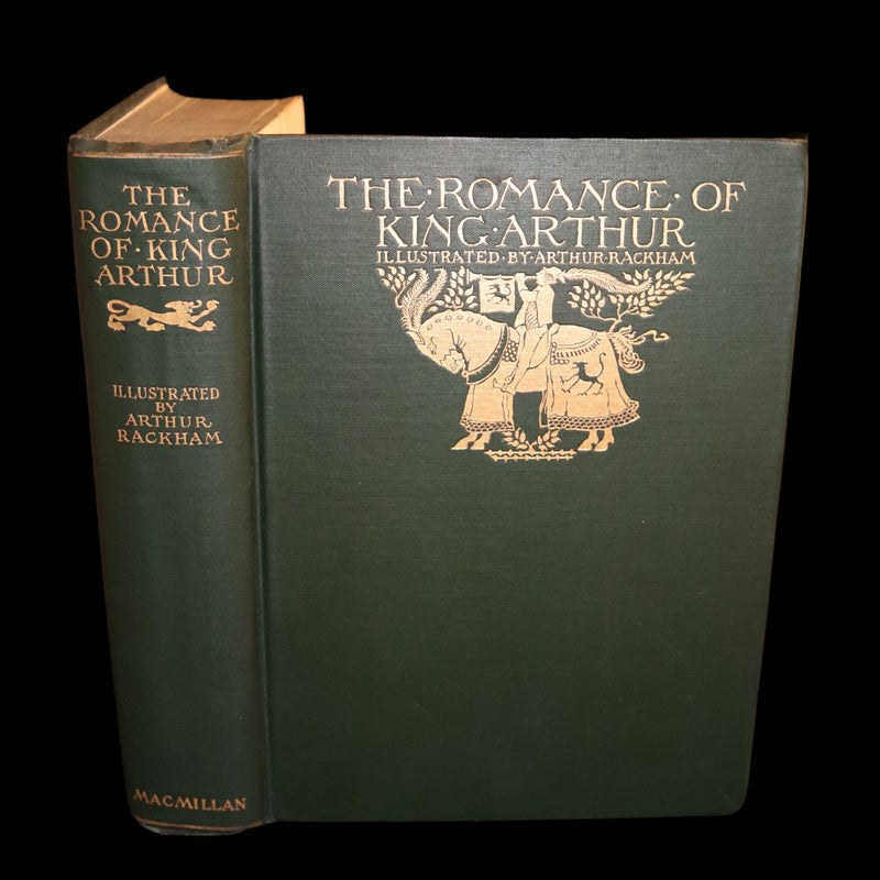 1917 Rare 1st Edition - ROMANCE of KING ARTHUR and His KNIGHTS of the Round Table illustrated by RACKHAM.