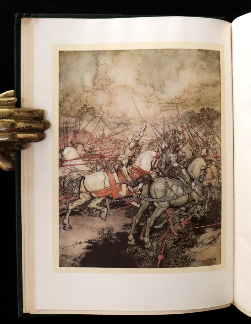 1917 Rare 1st Edition - ROMANCE of KING ARTHUR and His KNIGHTS of the Round Table illustrated by RACKHAM.