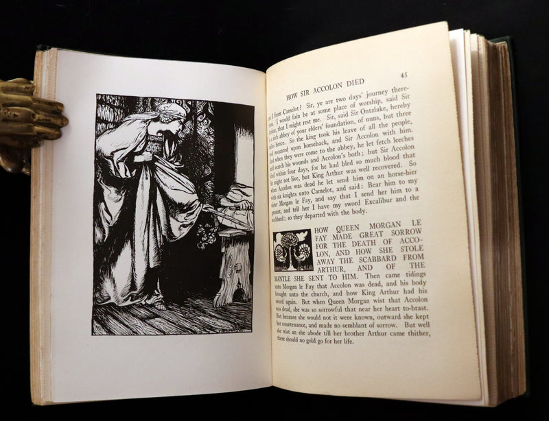 1917 Rare 1st Edition - ROMANCE of KING ARTHUR and His KNIGHTS of the Round Table illustrated by RACKHAM.