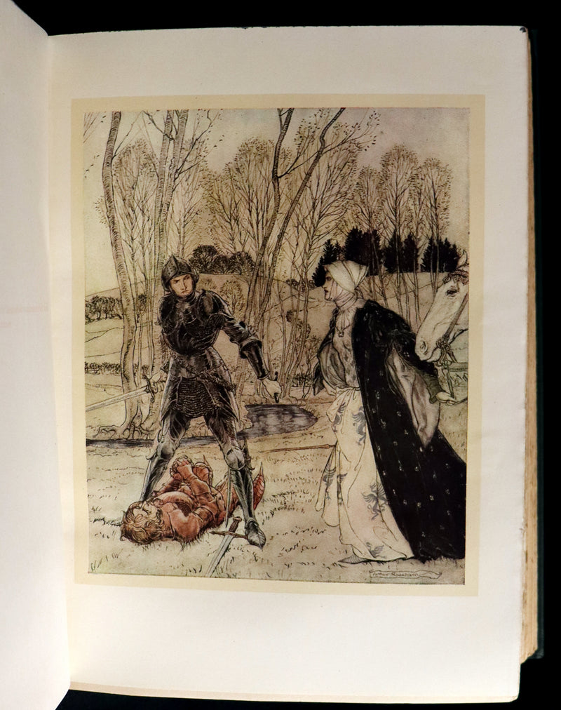 1917 Rare 1st Edition - ROMANCE of KING ARTHUR and His KNIGHTS of the Round Table illustrated by RACKHAM.